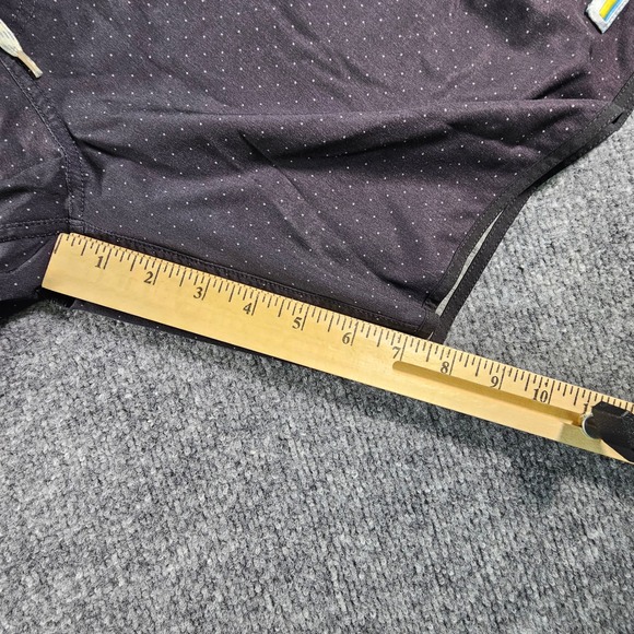 Vuori Mens Banks Shorts L Large Black Micro Dot V330 7.5" Inseam Hybrid Athletic - Picture 13 of 13